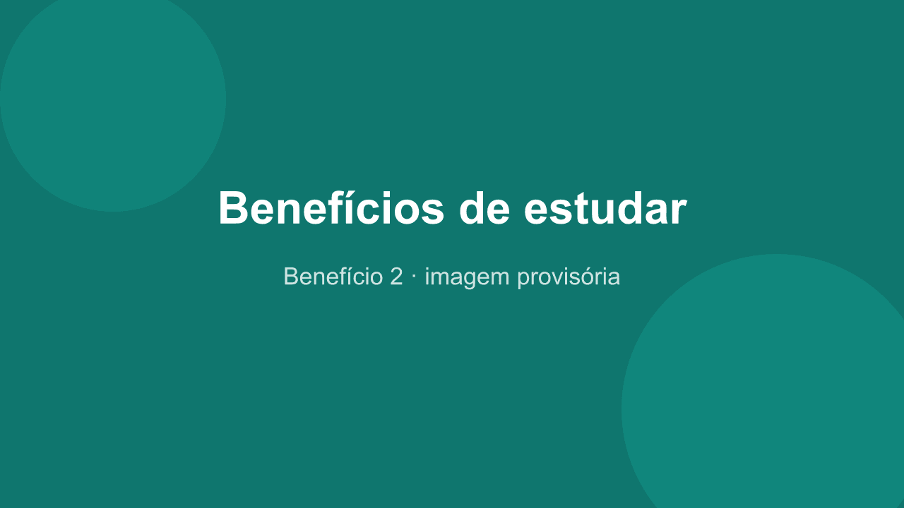 Benefícios de estudar com o Bolsa Mais Brasil